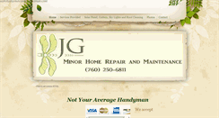 Desktop Screenshot of jghomerepair.com