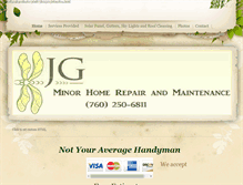Tablet Screenshot of jghomerepair.com
